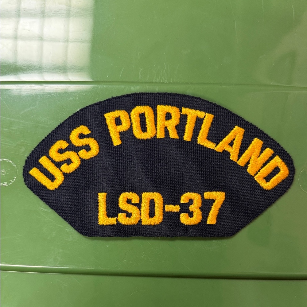 USS Portland LSD-37 embroidered naval Patch